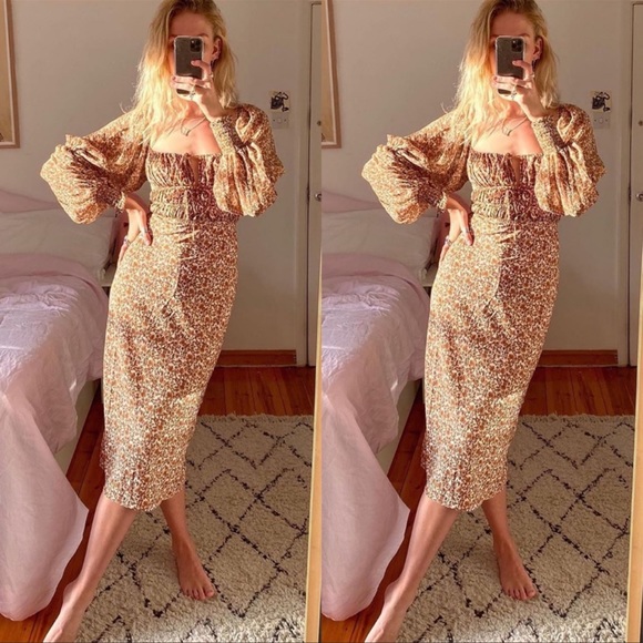 free people aglow midi dress Free People Aglow Midi Dress Size S $168